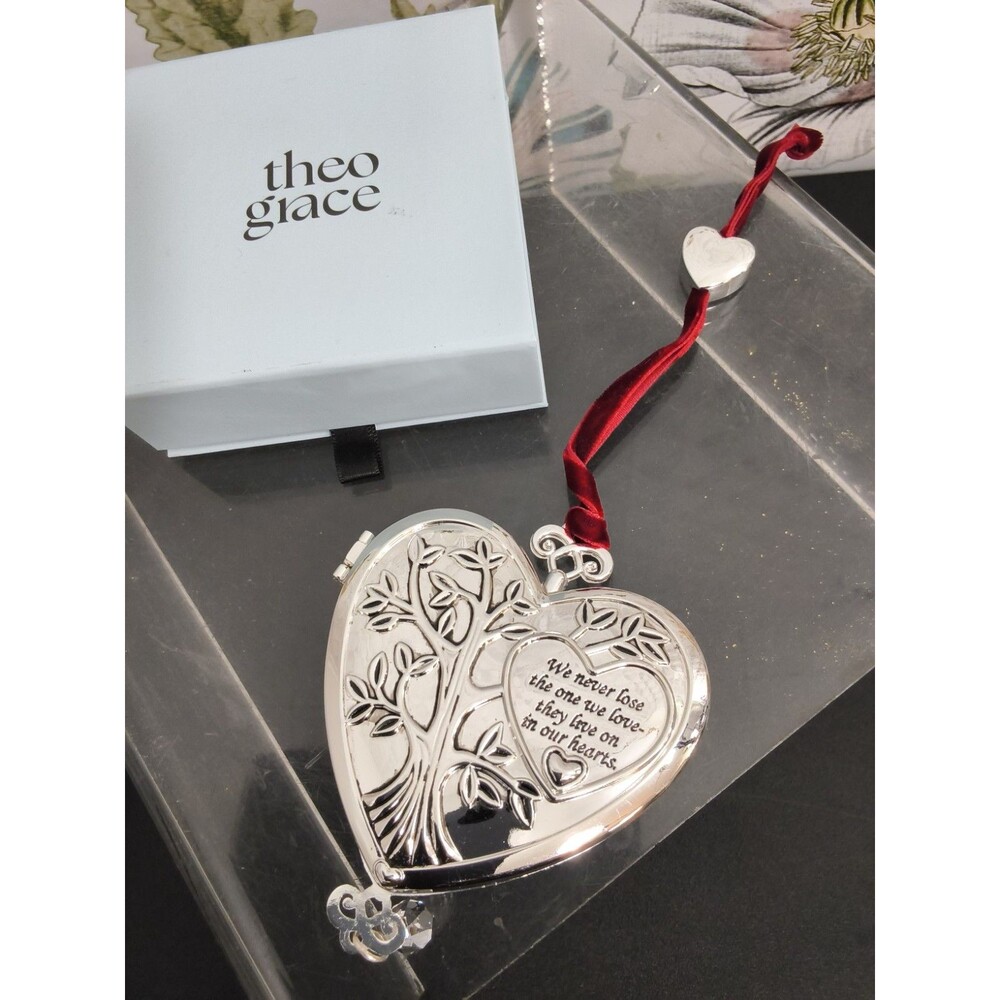 Theo & Grace Rememberanc Heat Ornament Picture holder